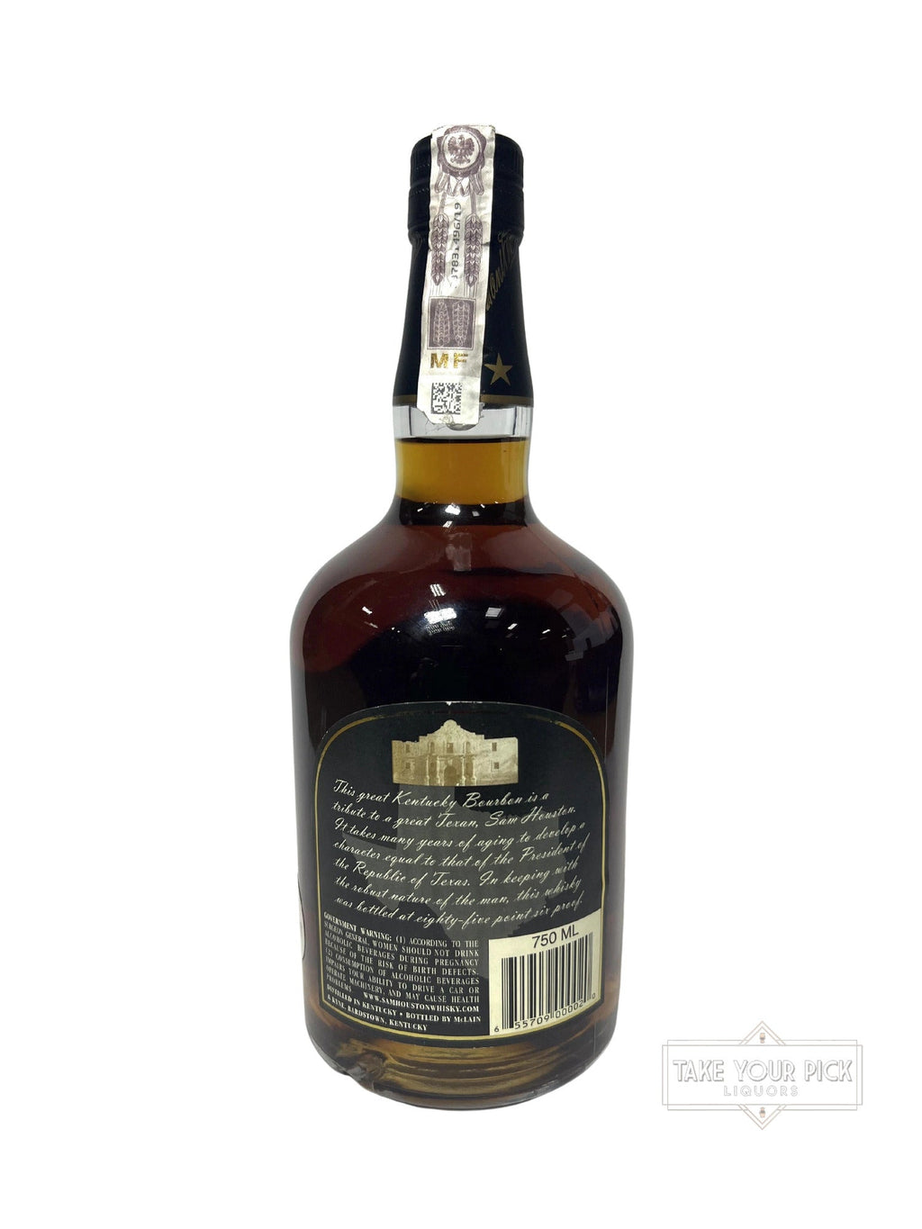 Sam Houston Very Small Batch Kentucky Bourbon