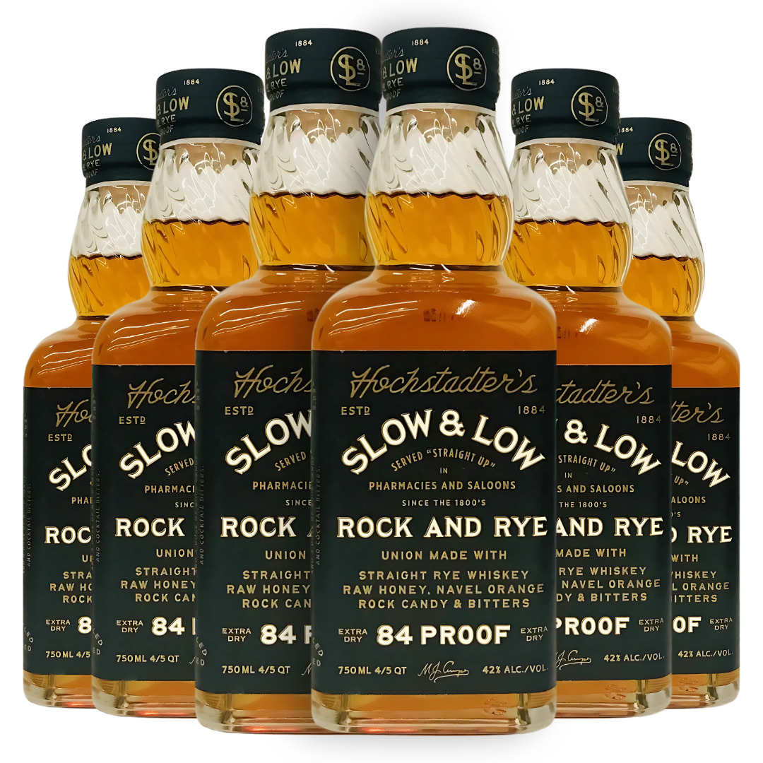 Slow & Low Rock & Rye 750 ml 6 Bottle Case