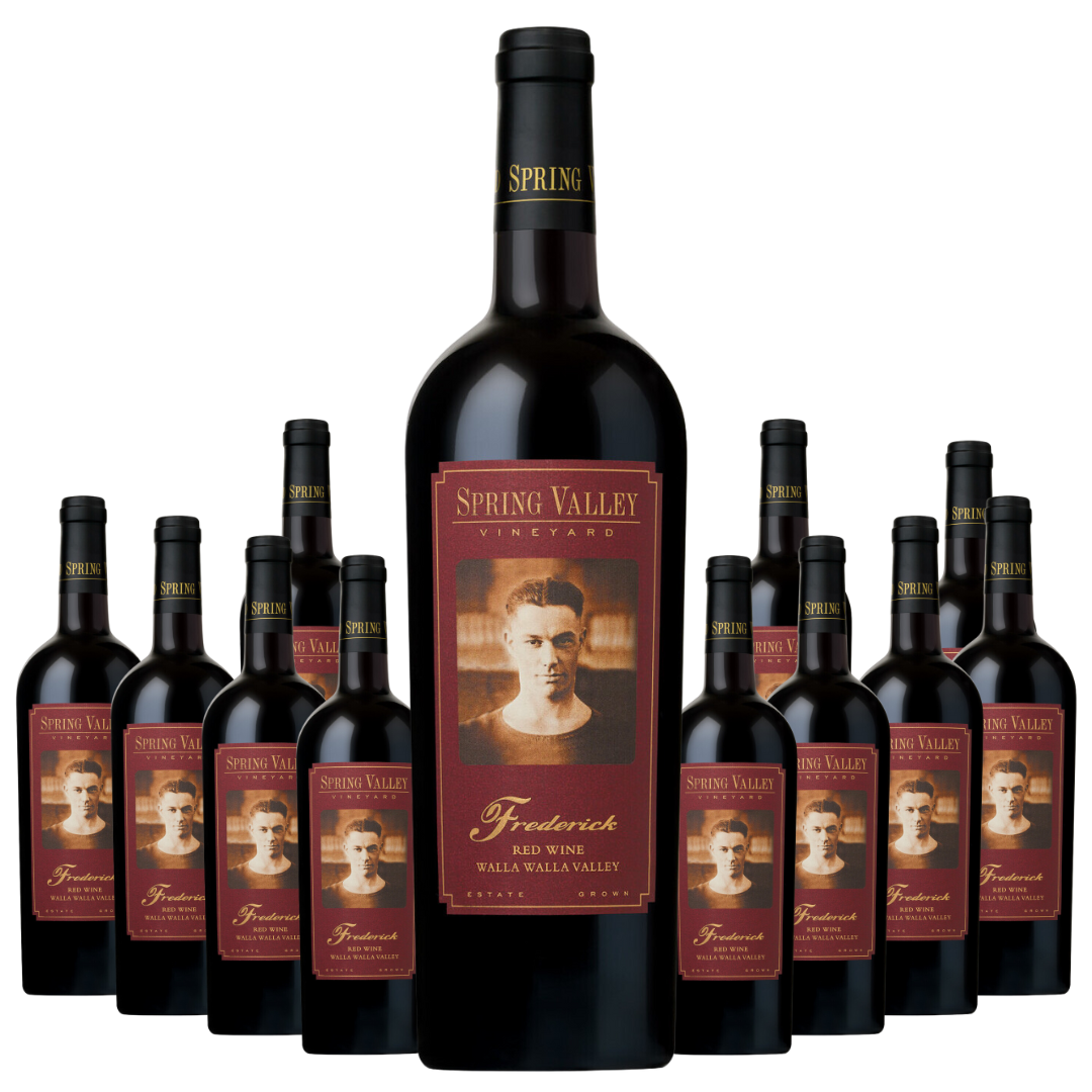 Spring Valley Vineyard Red Wine Frederick Walla Walla Valley 2018 12 Bottle Case - Free Shipping