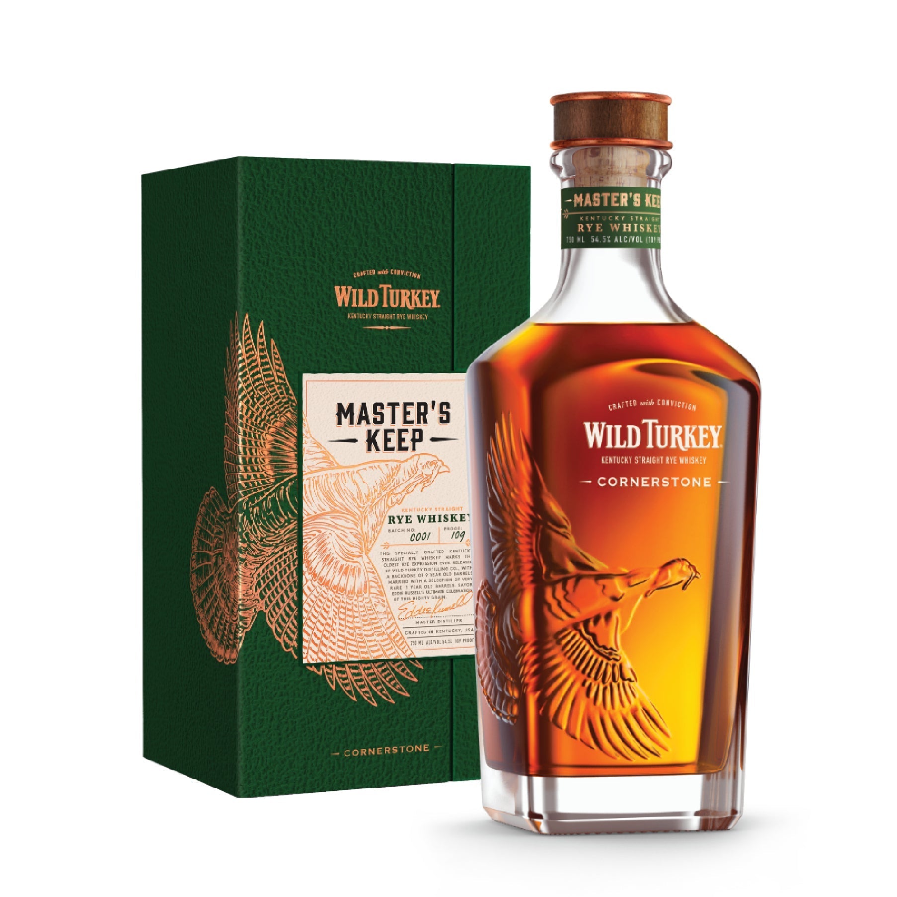 Wild Turkey Master's Keep Cornerstone Rye Whiskey 750ml