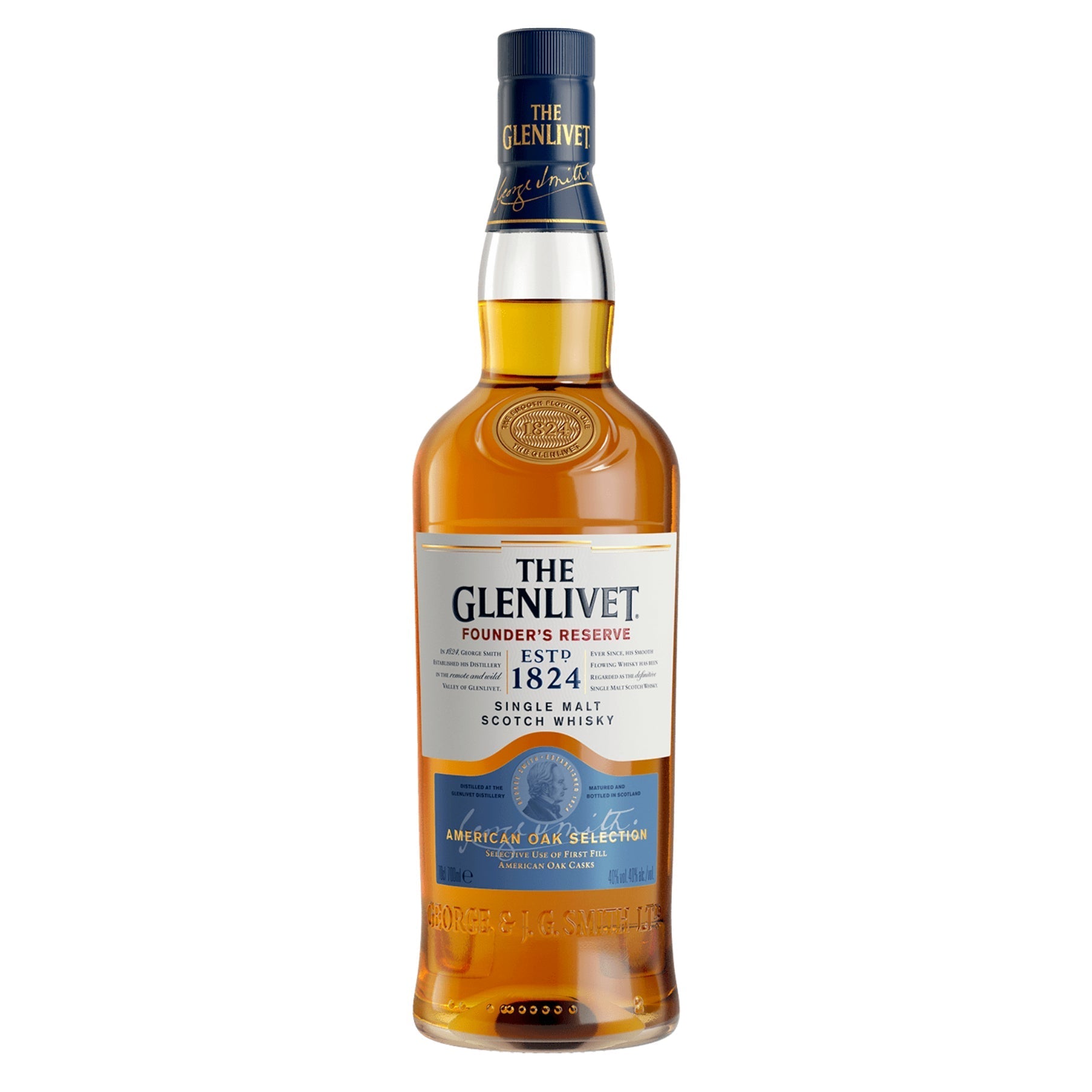 The Glenlivet Founder's Reserve Single Malt Scotch Whisky 750ml Bottle