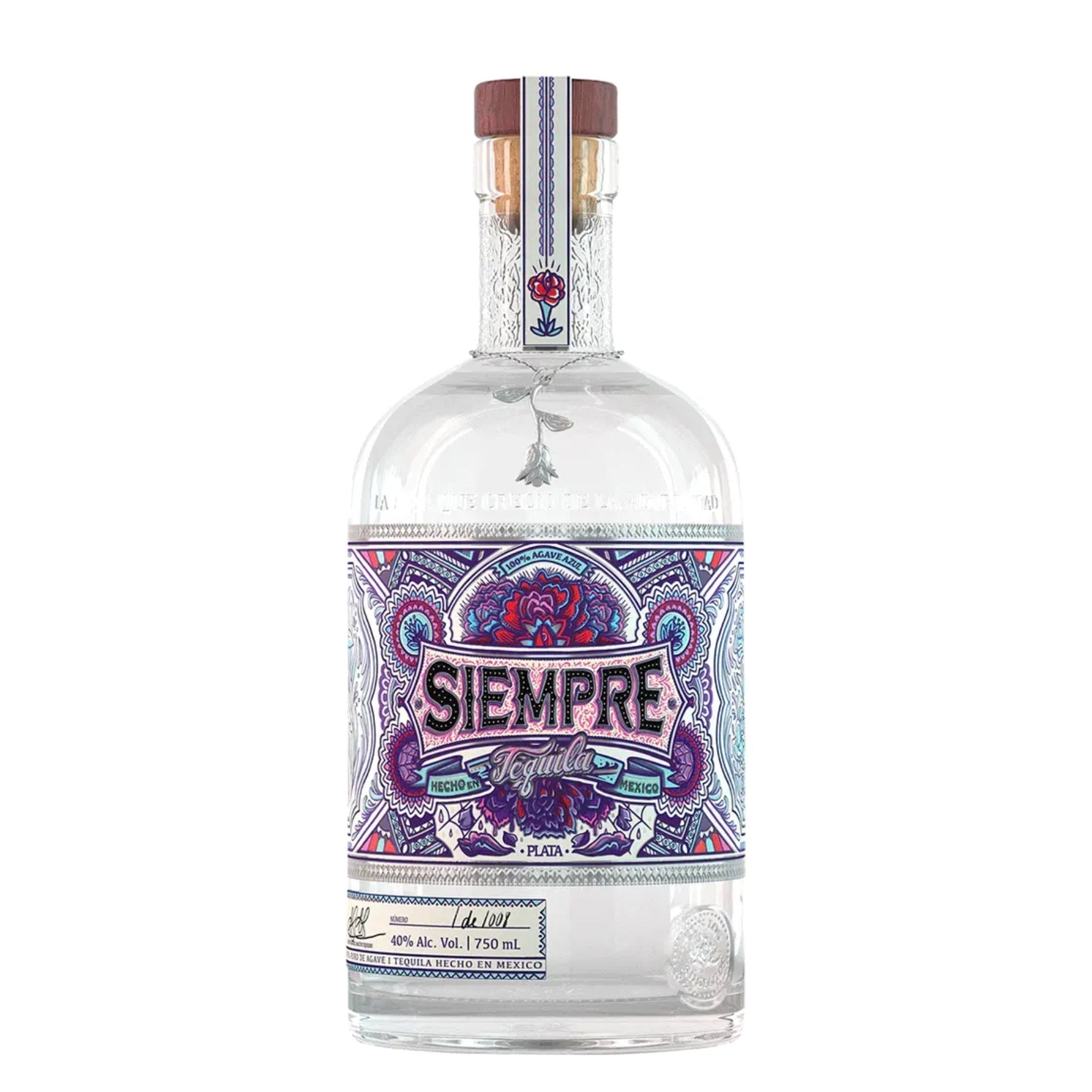 Siempre Plata Tequila 750ml