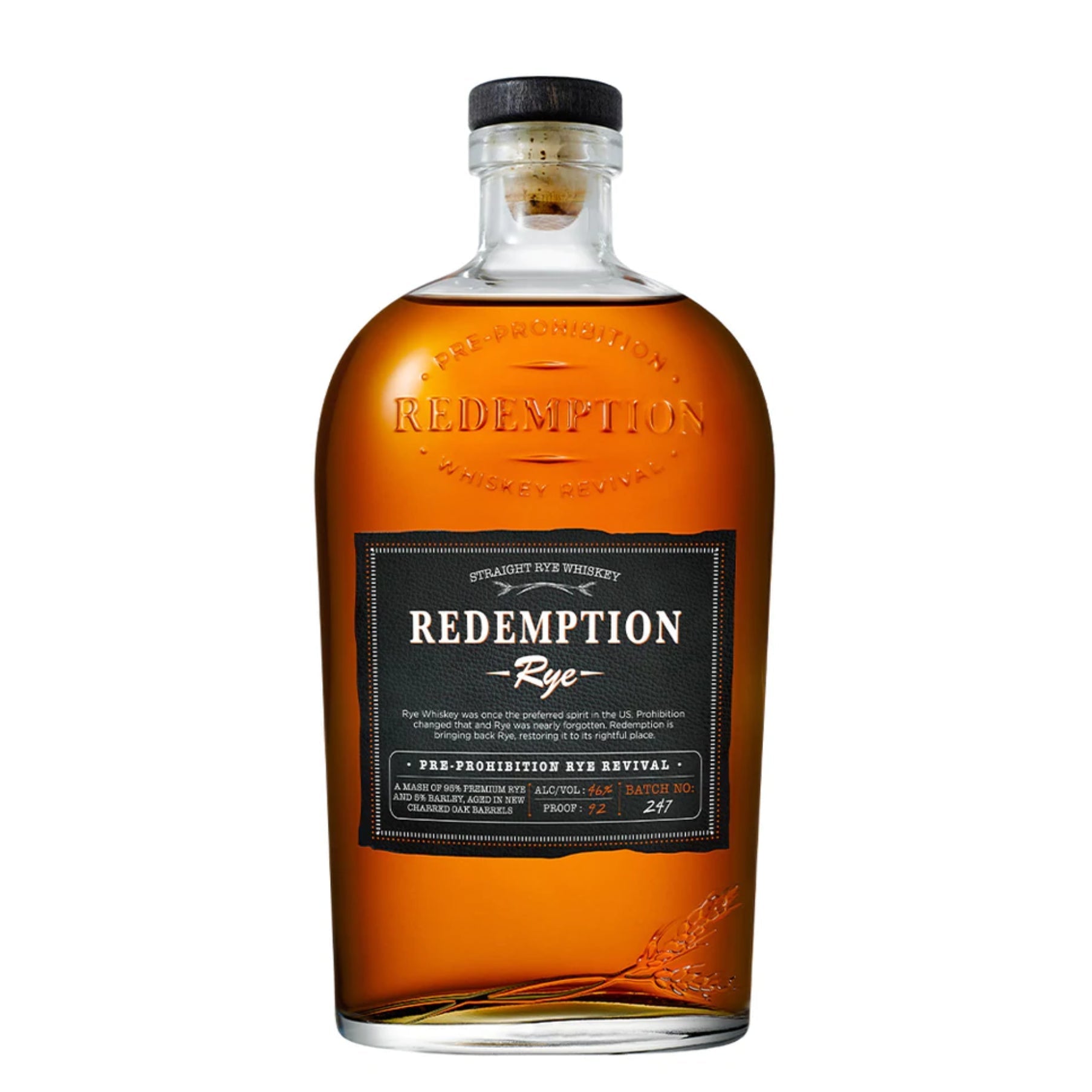 Redemption Rye Whiskey 750ml