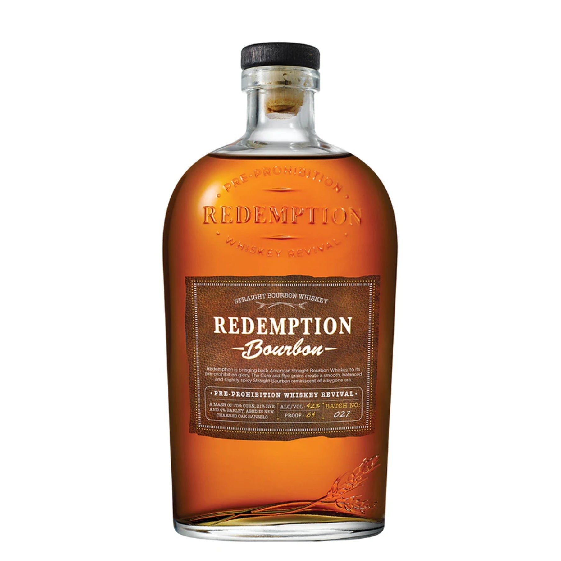 Redemption Bourbon Whiskey 750ml