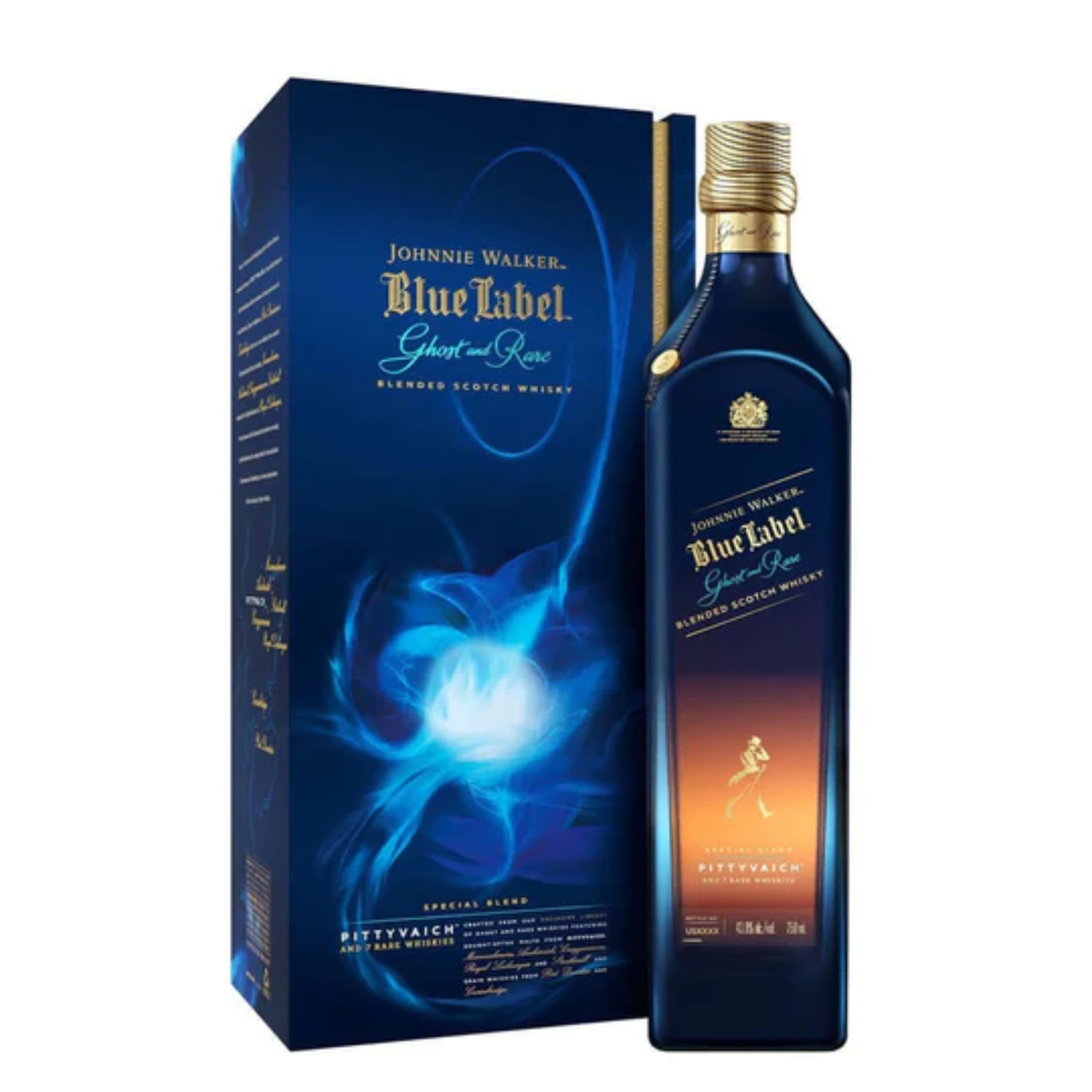 Johnnie Walker Blue Label Ghost & Rare Pittyvaich Blended Scotch Whisky 750ml Bottle