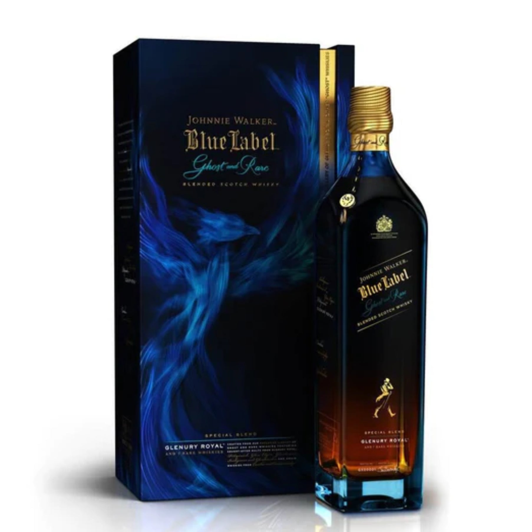 Johnnie Walker Blue Label Ghost & Rare Glenury Royal Blended Scotch Whisky 750ml Bottle