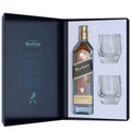 Johnnie Walker Blue Label Scotch Whisky Gift Set 750ml Bottle with Crystal Glasses