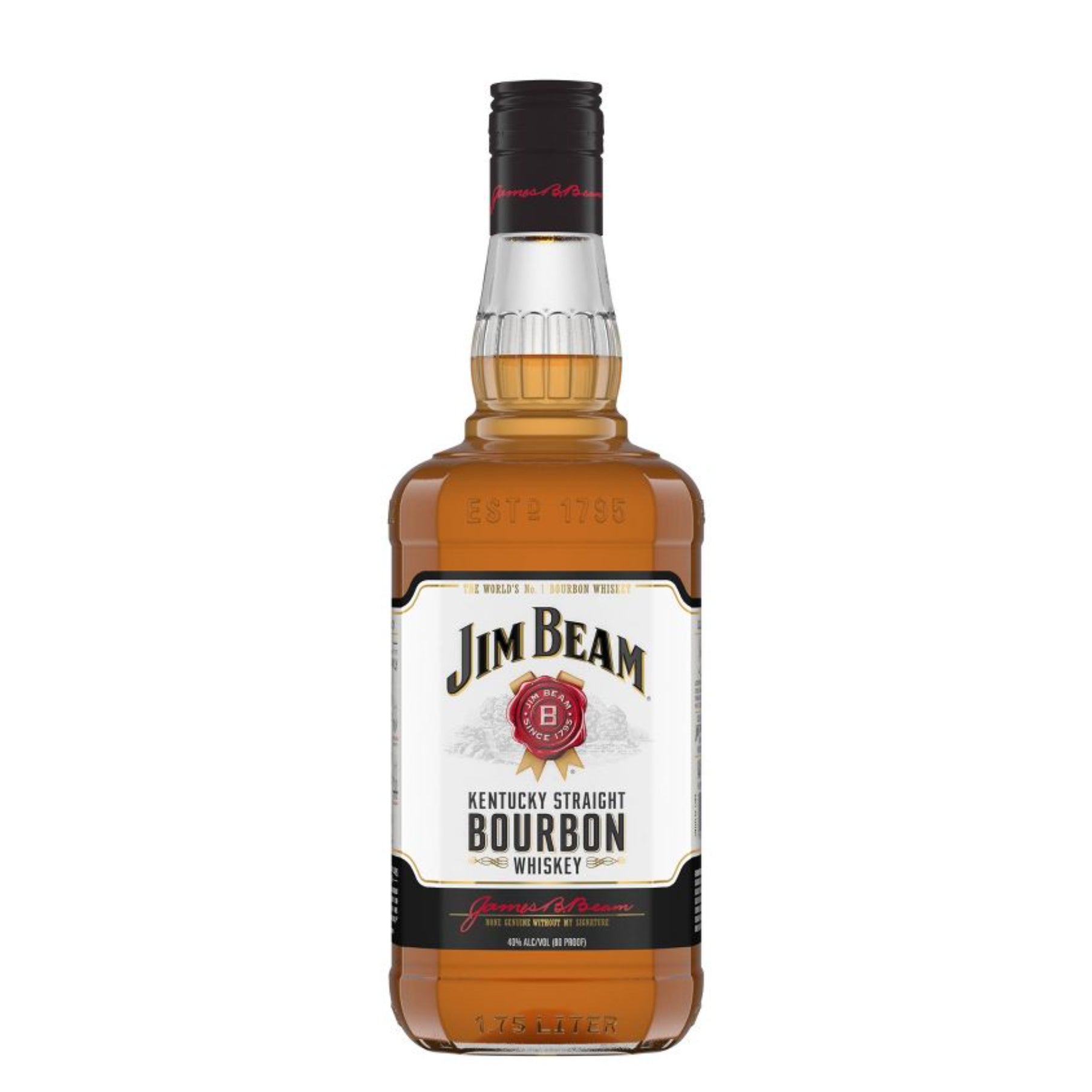 Jim Beam Kentucky Straight Bourbon Whiskey 1.75L