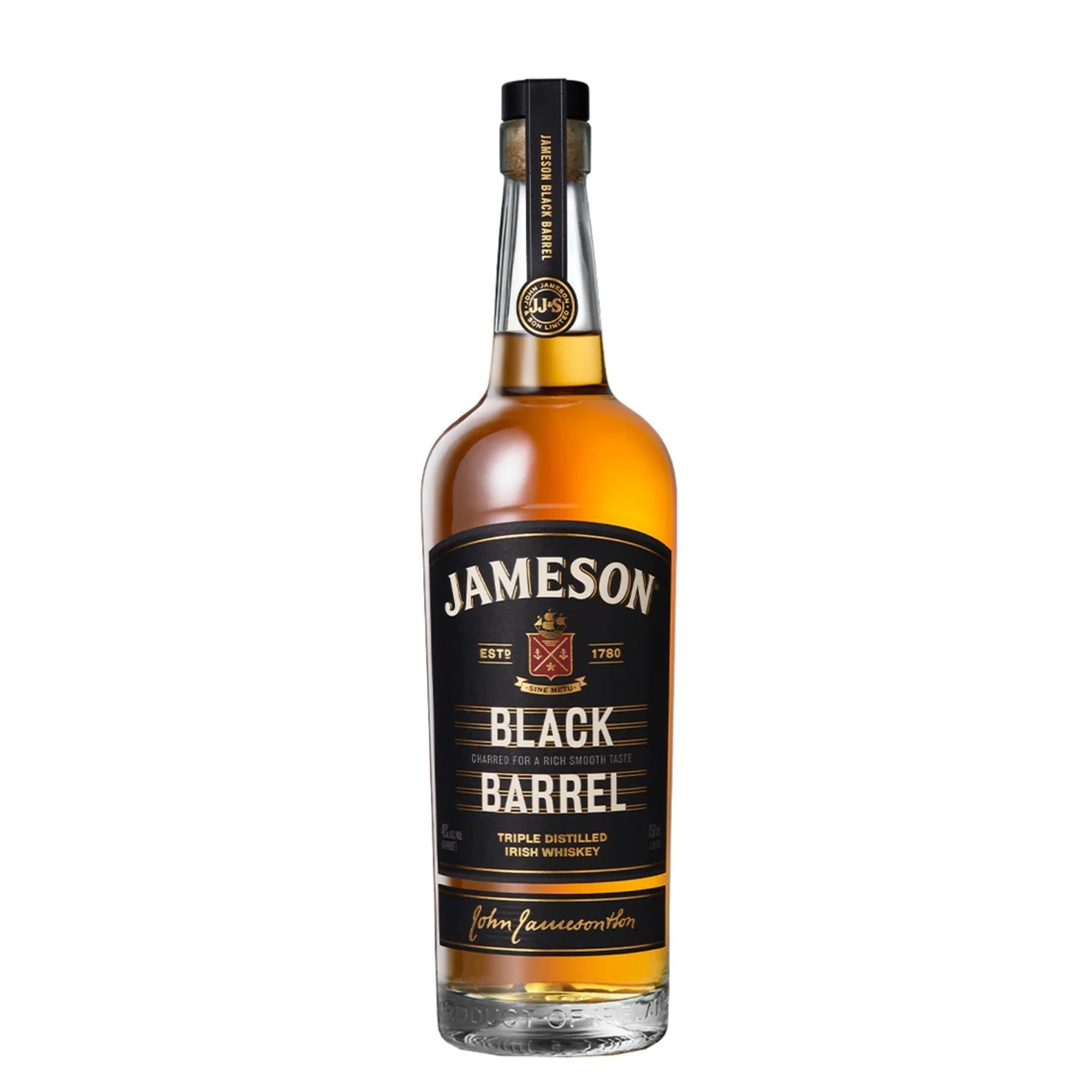 Jameson Black Barrel W / 2 Glasses Gift Set