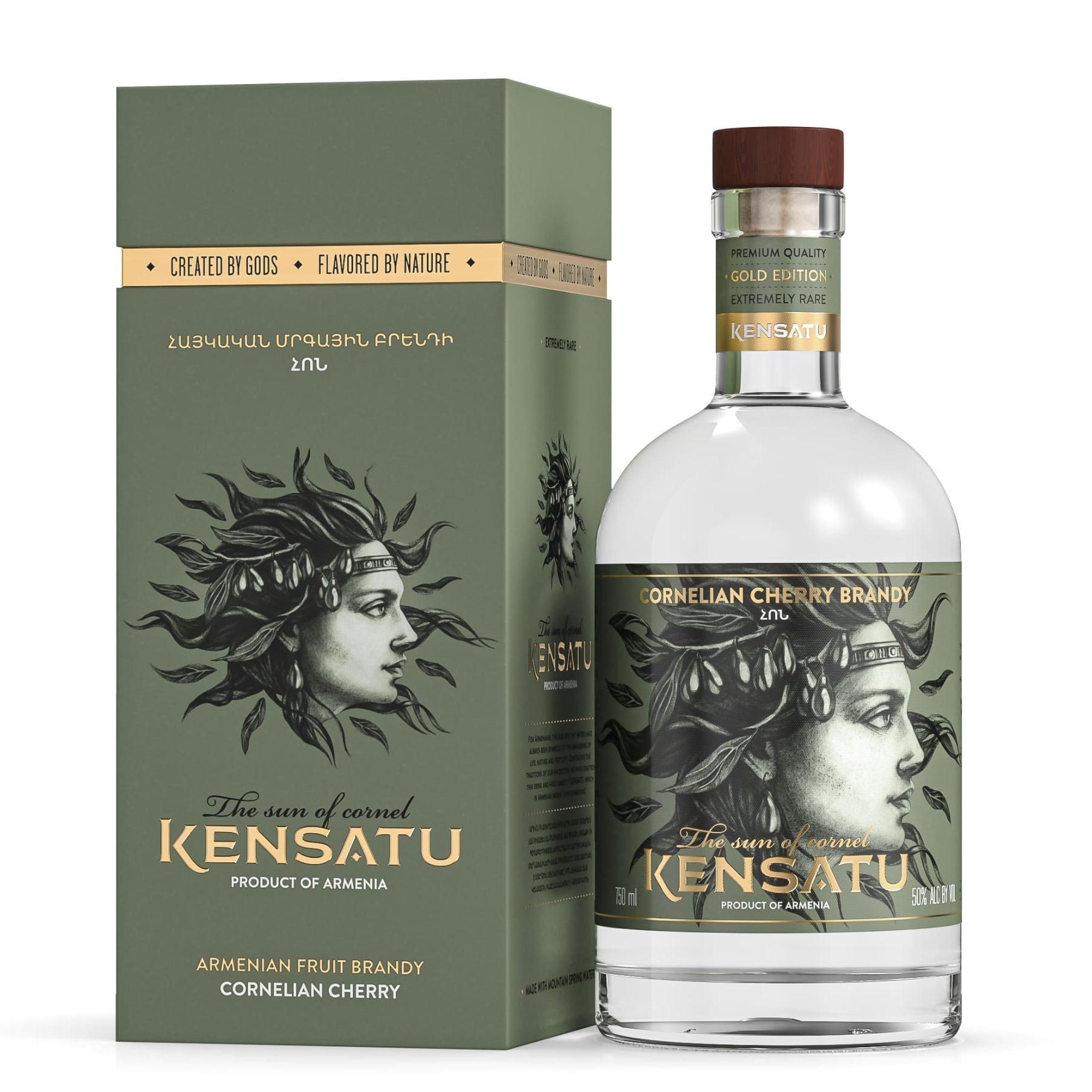 Kensatu Cornelian Cherry Brandy 750ml