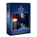 Ararat Akhtamar VSOP Armenian Brandy W/Two Tumbler Glasses 750ml