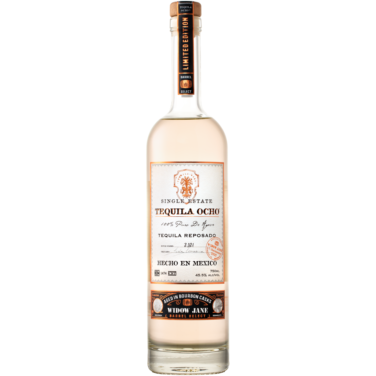 Tequila Ocho Widow Jane Reposado Tequila