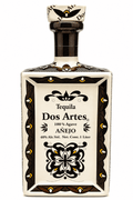 Dos Artes Anejo Tequila 1 Liter hand-painted ceramic bottle