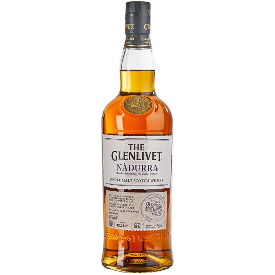 The Glenlivet Nàdurra Oloroso Cask Strength Single Malt Scotch Whisky 750ml Bottle