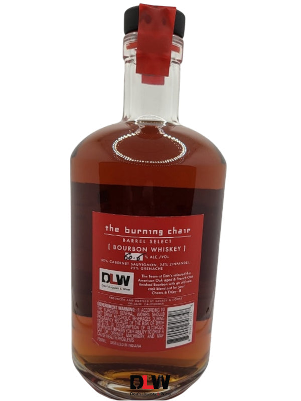 Savage & Cooke The Burning Chair "Don's Liquors & Wine" Single Barrel Select