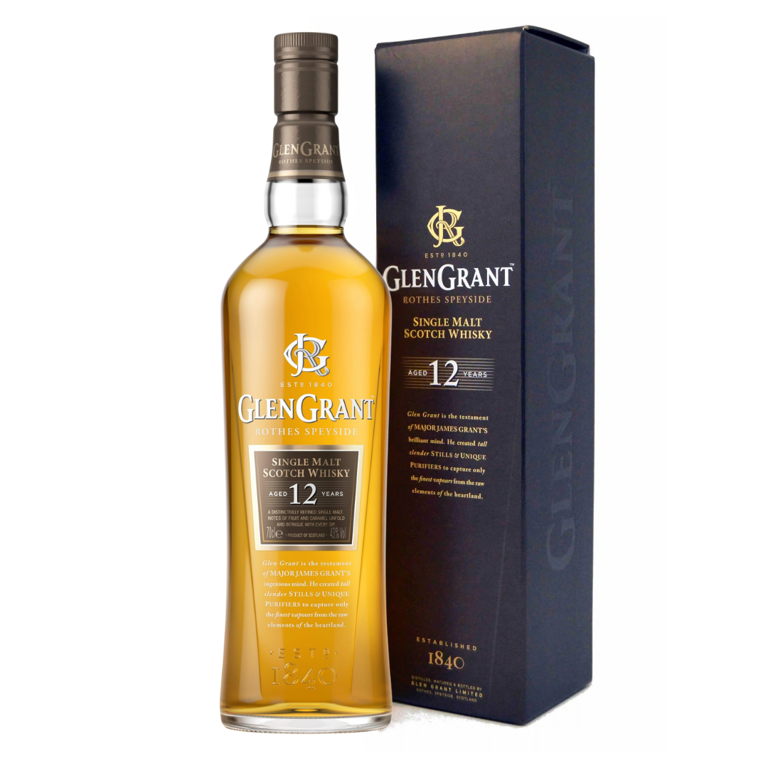 The GlenGrant 12 Year Single Malt Scotch Whisky 750ml