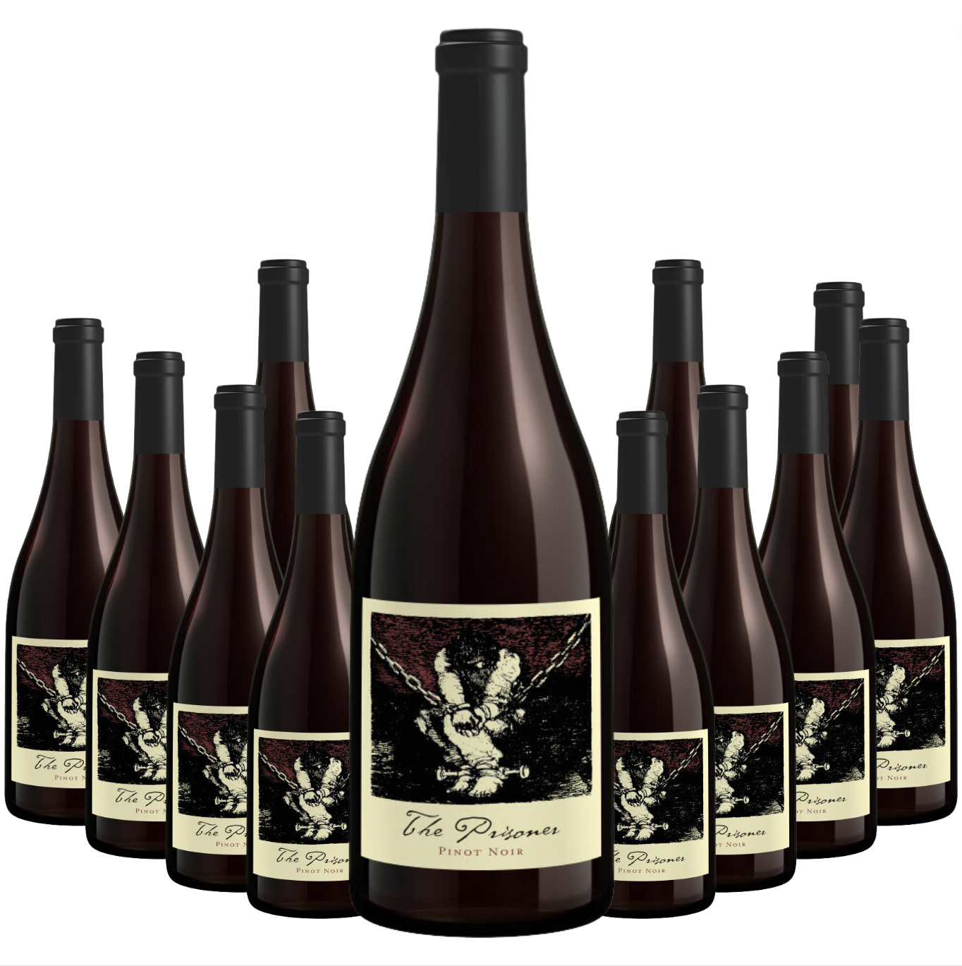 The Prisoner Pinot Noir Sonoma Coast 2022 750ml 12 Bottle Case - Free Shipping