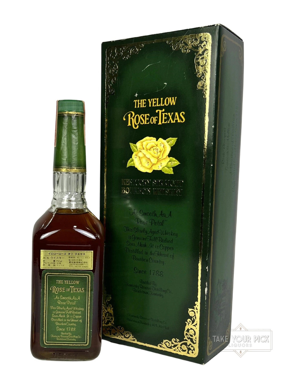 The Yellow Rose of Texas 8-year 1990 (pre-fire) - 90 Proof