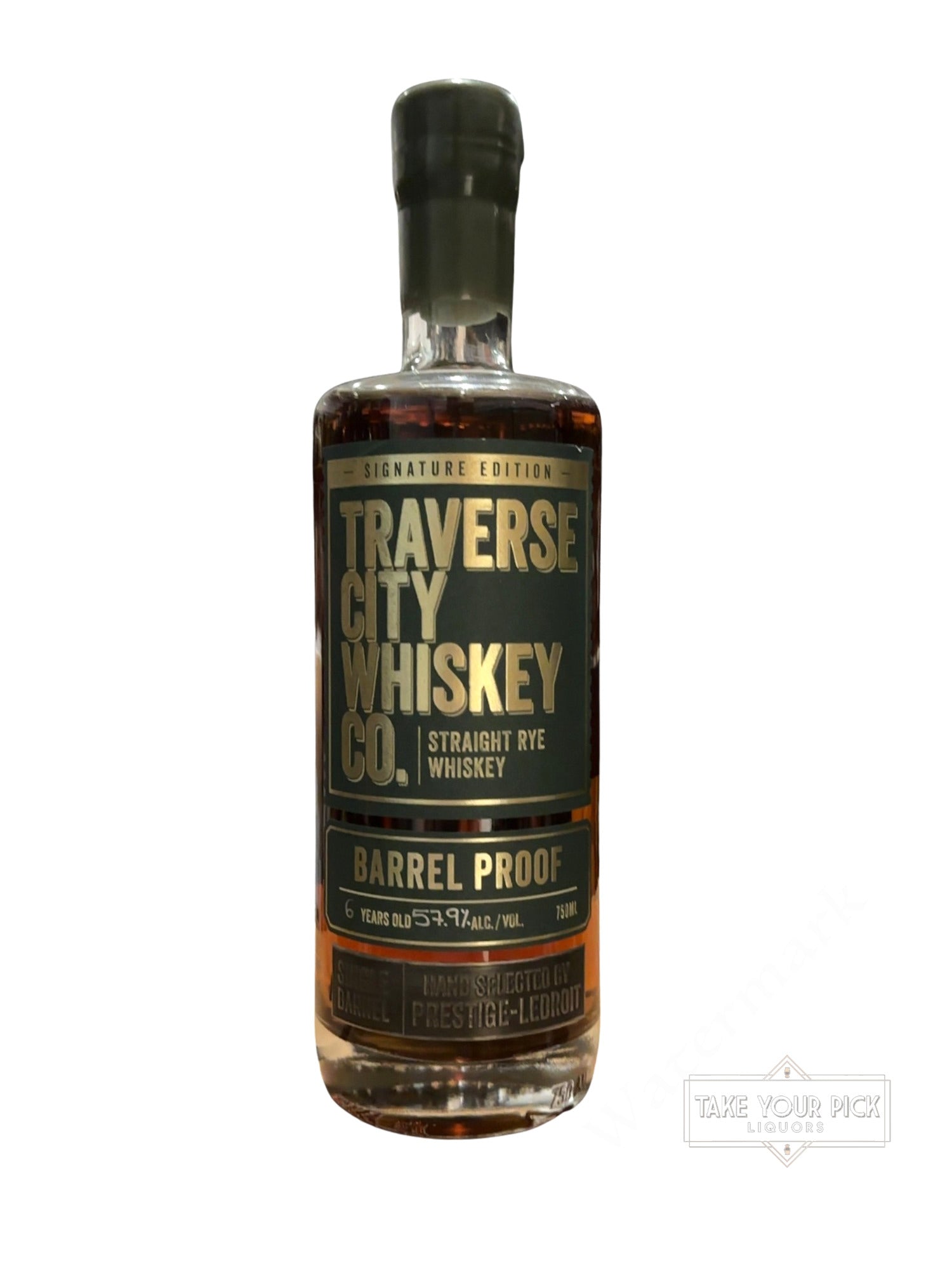 Traverse City Whiskey Co. Signature Edition Straight Rye Whiskey Barrel Proof 115.8 Proof