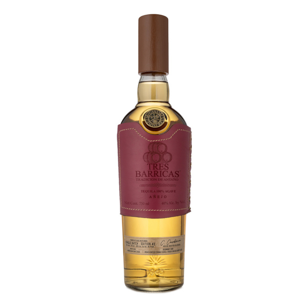 Tres Barricas Tradicion de Antano Anejo Tequila 750ml