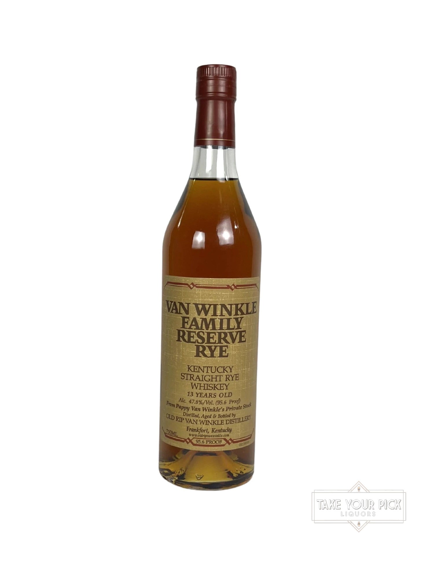 VAN WINKLE FAMILY RESERVE RYE - 95.6 Proof