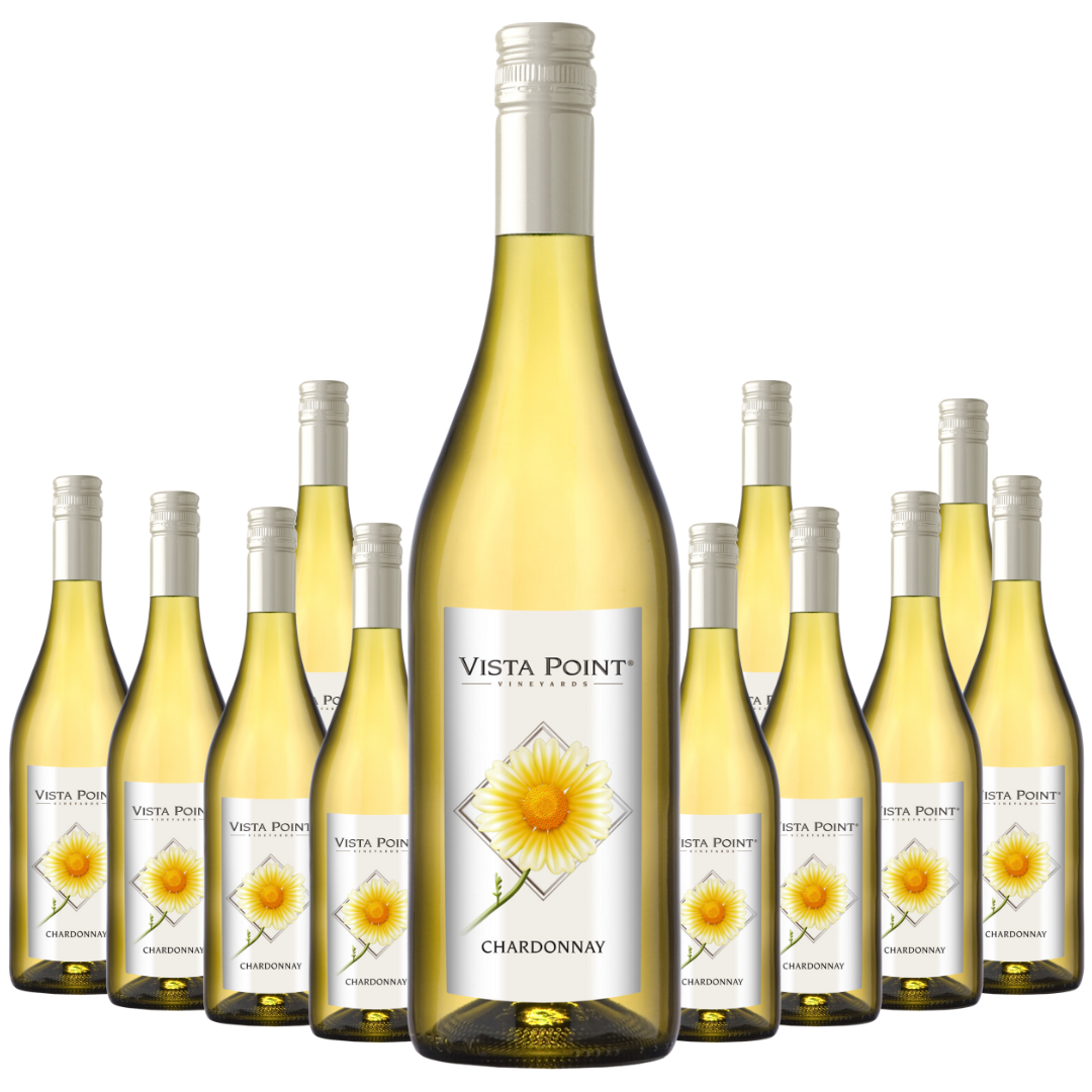 Vista Point Chardonnay American 750ml 12 Bottle Case