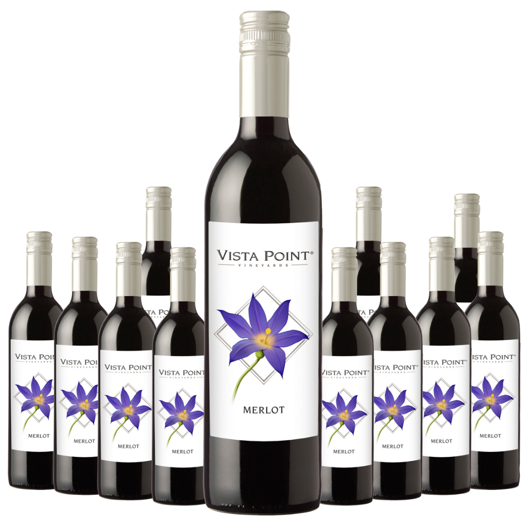 Vista Point Merlot American 750ml 12 Bottle Case