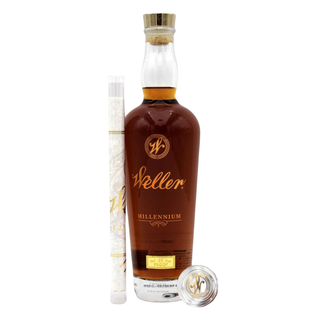 Weller Millennium Bourbon 99 Proof Decanter 750ml - Free Shipping