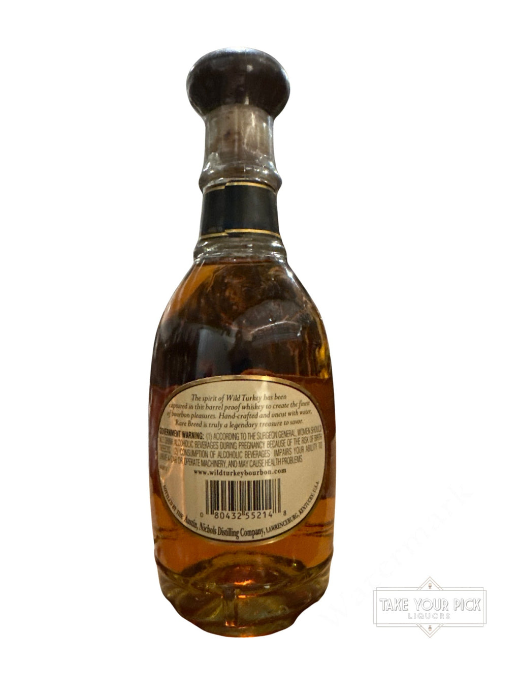 Wild Turkey Rare Breed Kentucky Straight Bourbon Whiskey Barrel Proof 108.2 Proof 375ml