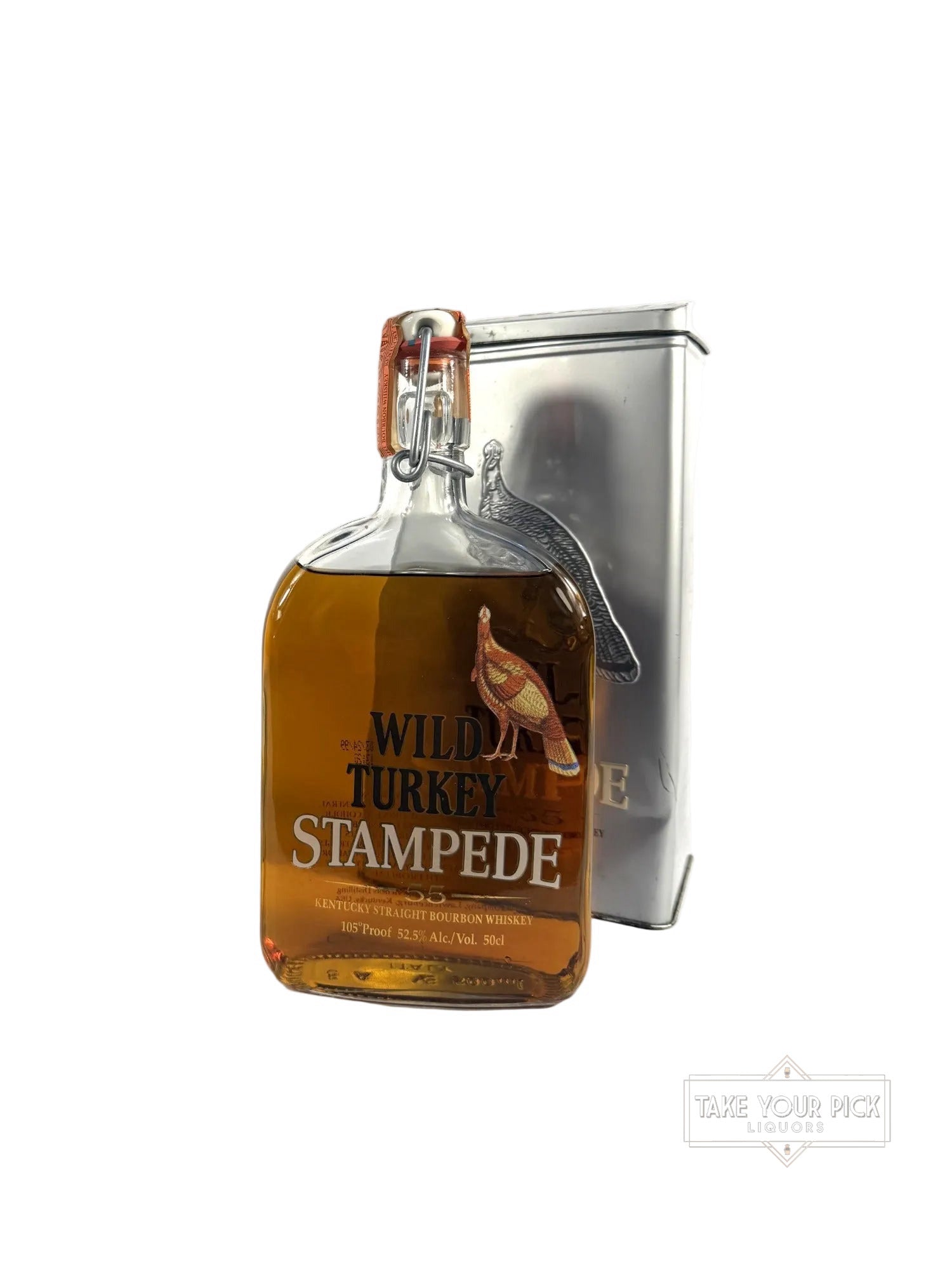 Wild Turkey Stampede 1999 with tin - 105 Proof