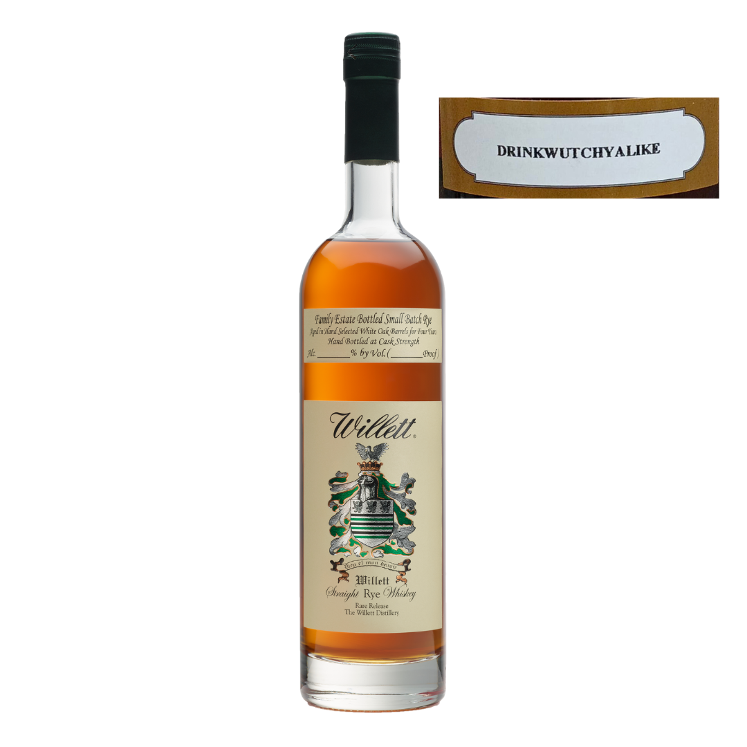 Willett Family Estate 8 Year Rye Barrel #2327 "drinkwutchyalike" 750ml