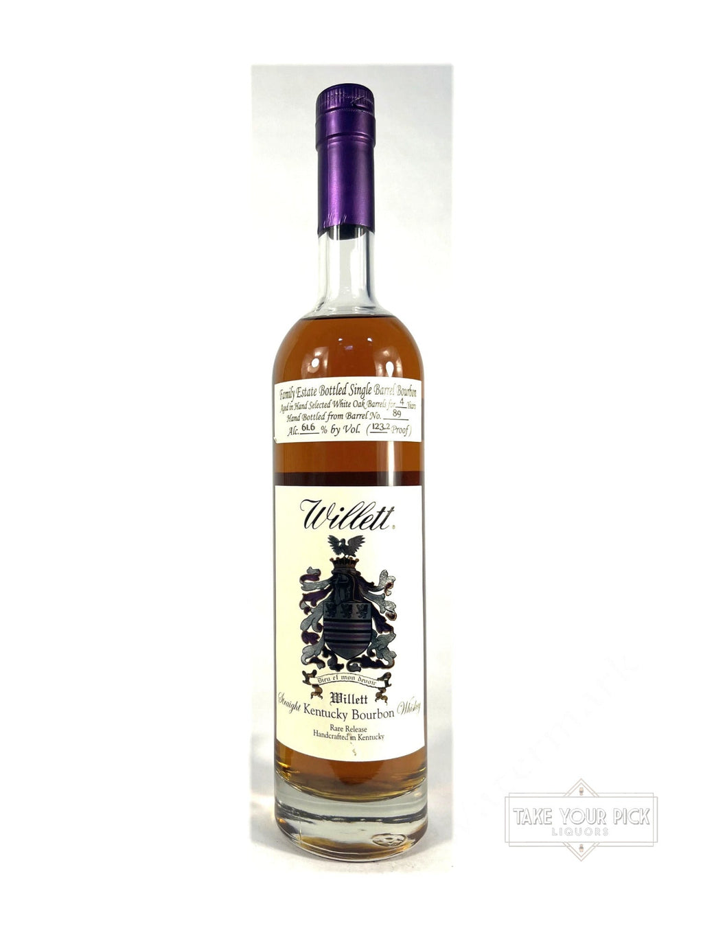 Willett Family Estate Single Barrel 4-year Bourbon for Bonili - 123.2 Proof