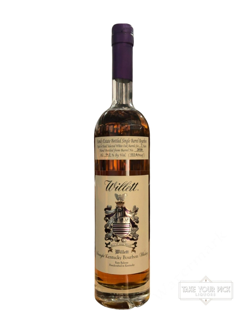 Willett No Resi Family Estate Bottled Single Barrel Bourbon 122.4 Proof