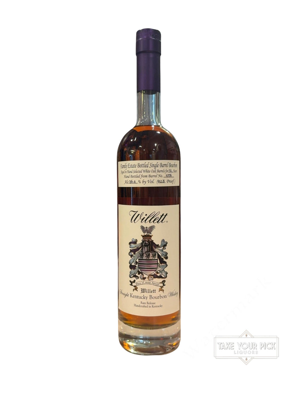 Willett Willet family estate 14 year bourbon 112.8 Proof 750ml