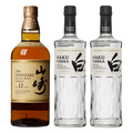 Yamazaki 12 Year & Haku Japanese Vodka 3 Bottle Combo 750ml