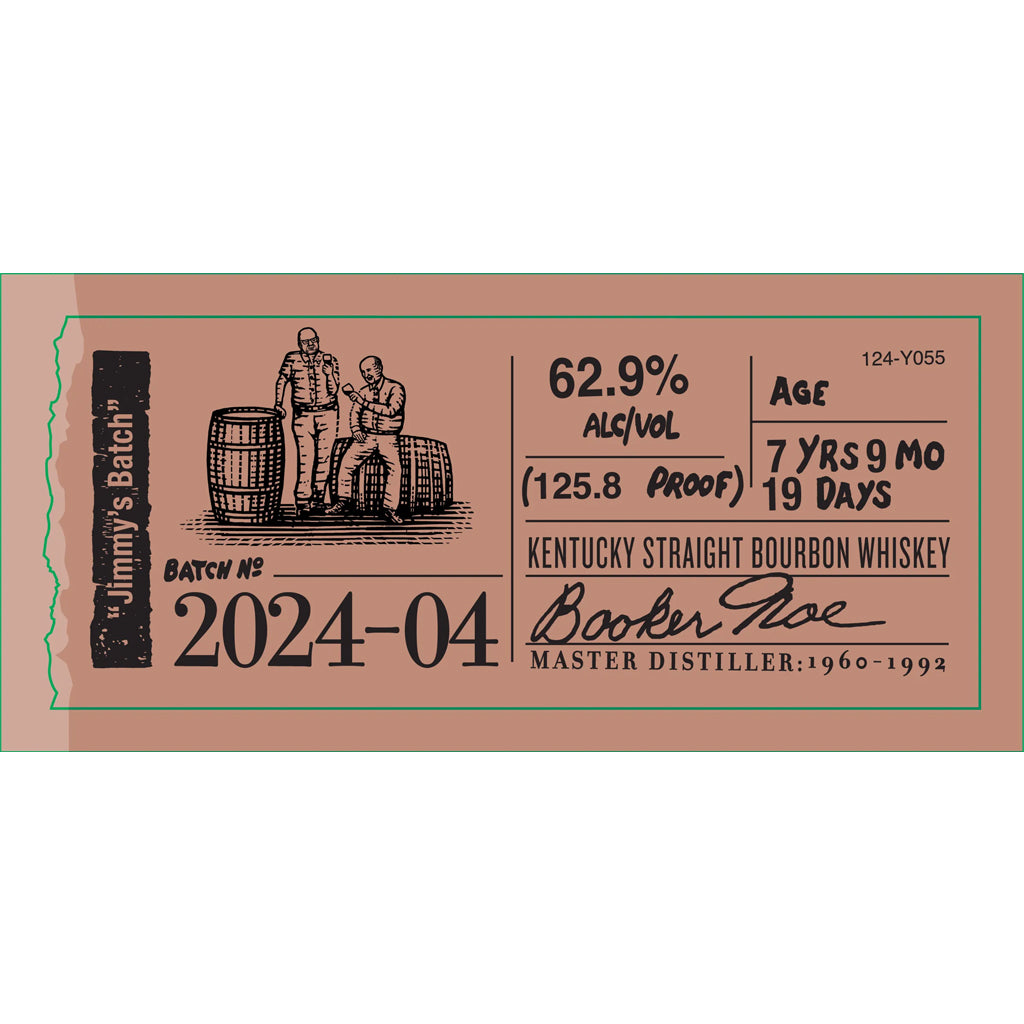 Booker's 2024-04 "Jimmy's Batch" 7 Year Old Bourbon