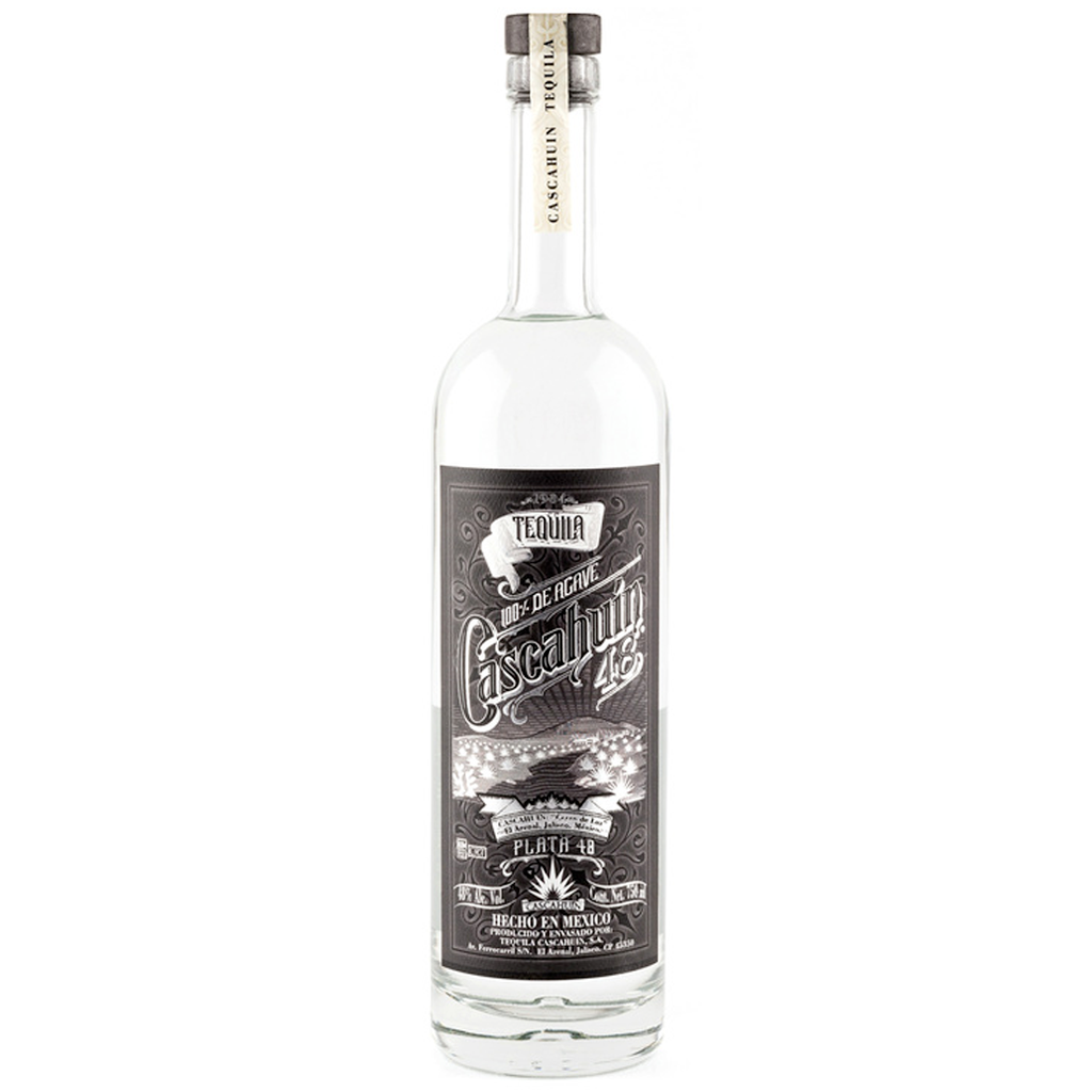 Cascahuín Plata 48 Tequila, Cascahuin 48 plata 96 proof.