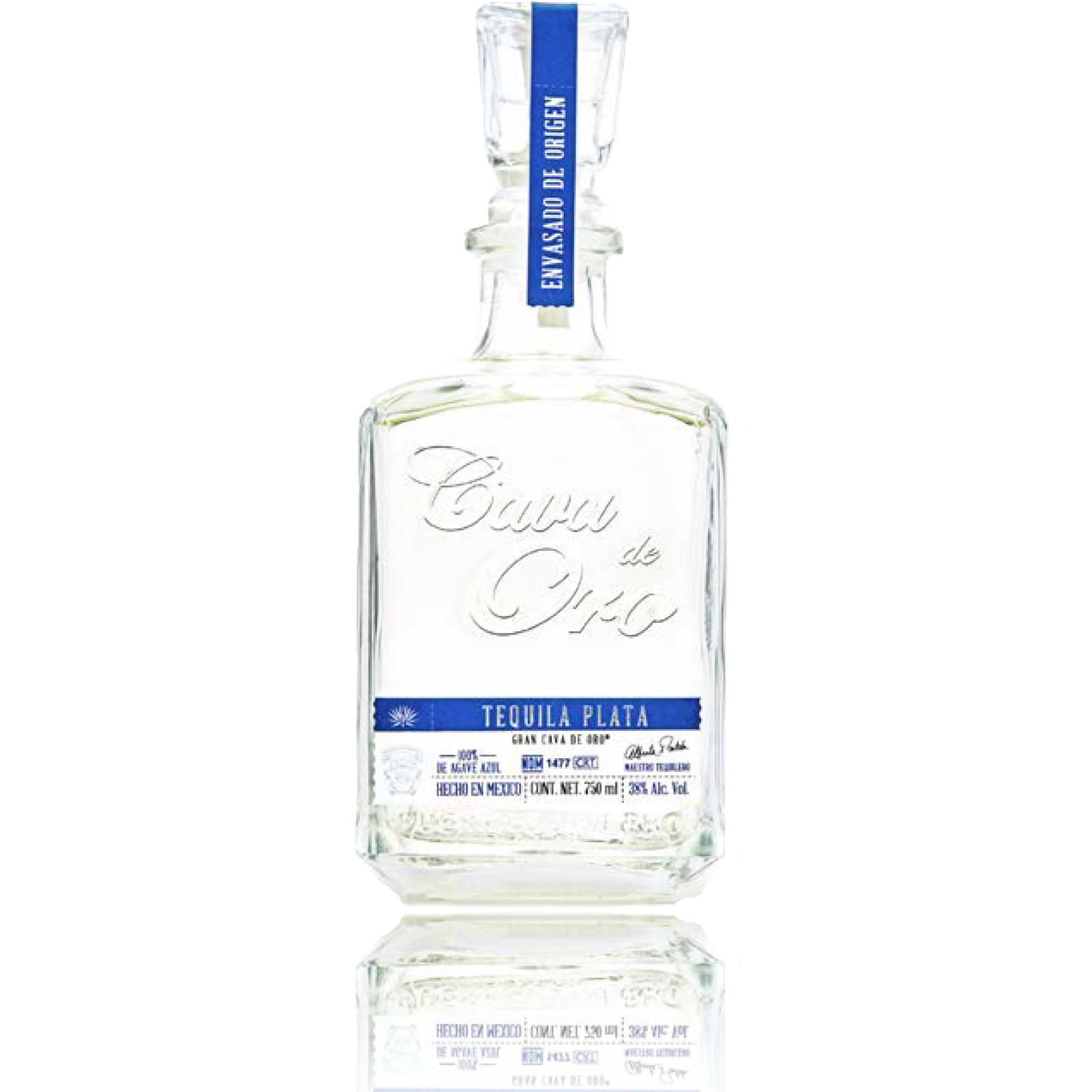 Image of Cava De Oro Tequila Plata, Cava De Oro Plata Tequila.