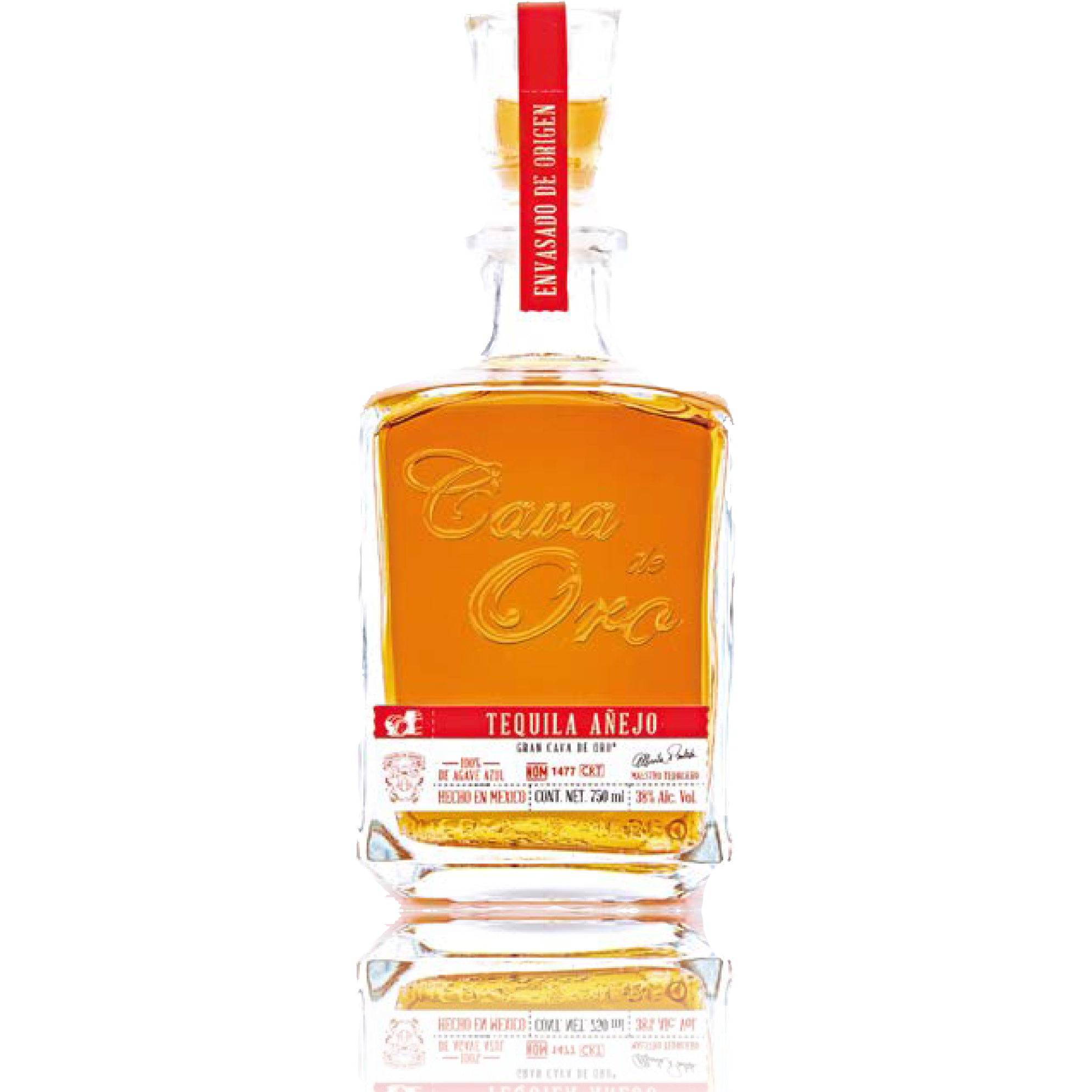 Cava De Oro Tequila Añejo Anejo 750 ML Rare Tequila RareTequilas.com
