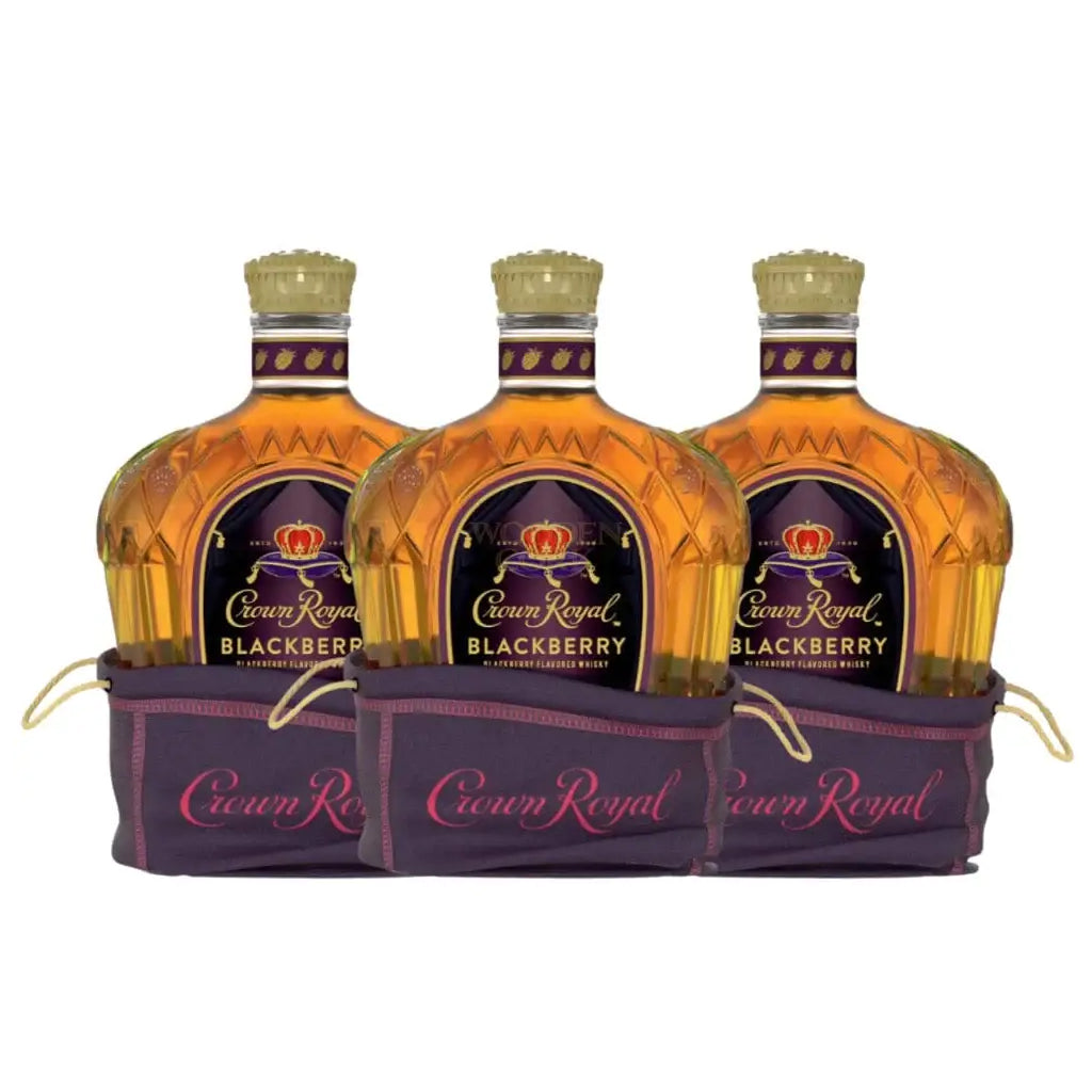 Crown Royal Blackberry Flavored Whisky 3 Pack