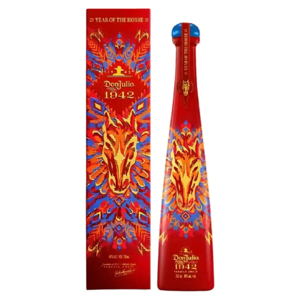 Don Julio 1942 Year Of The Horse 2026 Limited Edition Tequila on a white background
