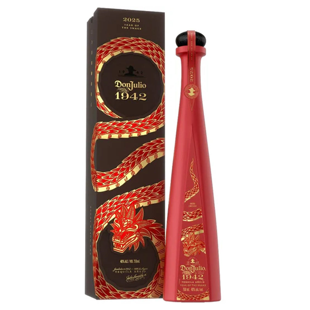 Don Julio 1942 Year Of The Snake 2025 Limited Edition Tequila Box and Bottle