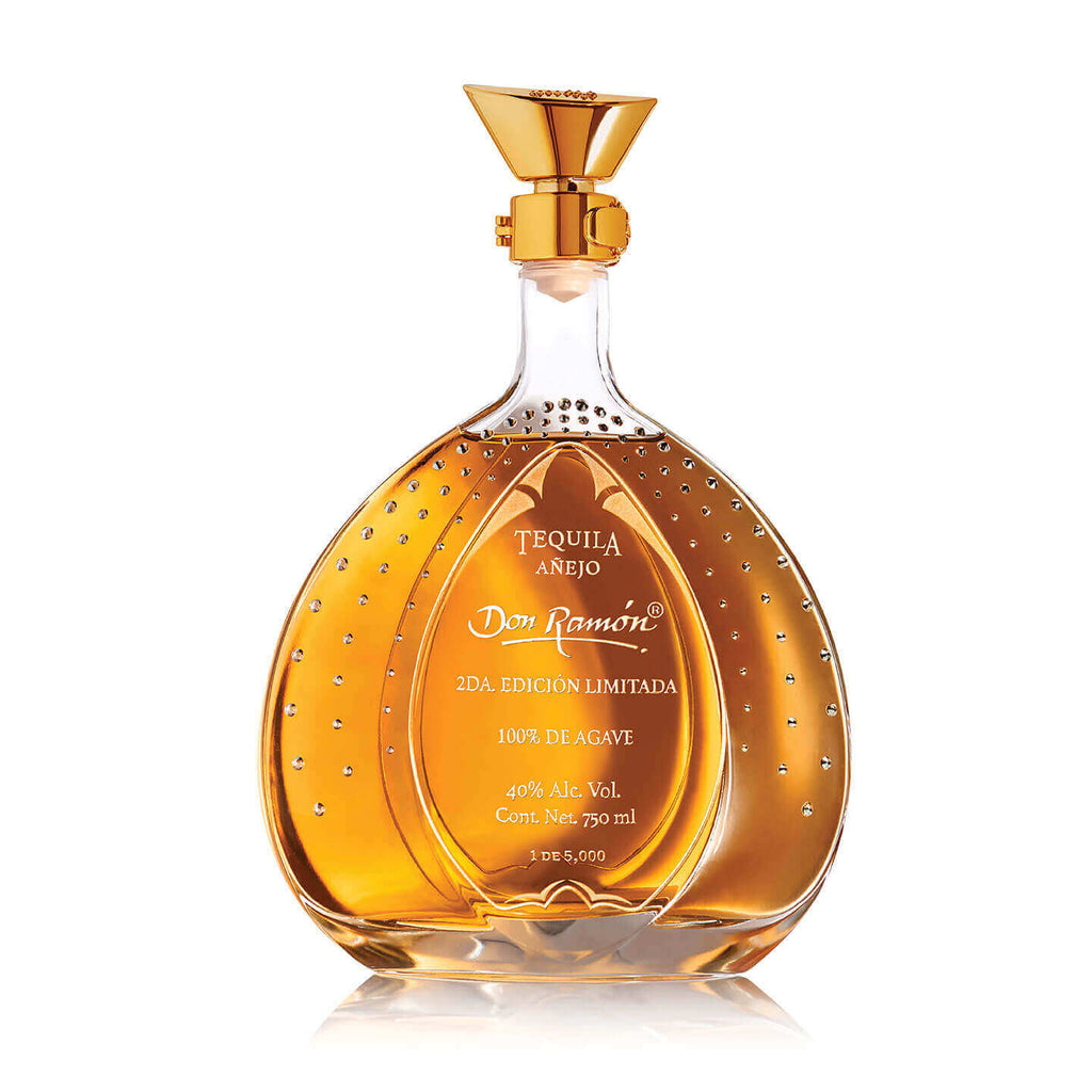 Image of Don Ramón Limited Edition Añejo Swarovski Crystal Set (2DA) 750 ml bottle.