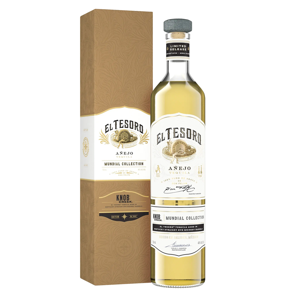 El Tesoro Mundial Collection Knob Creek Edition Añejo Tequila 750ml Bottle