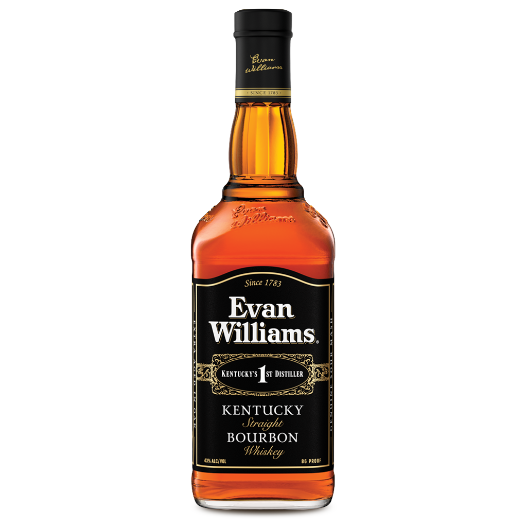 Evan Williams Black Label Kentucky Straight Bourbon Whiskey 750 ml