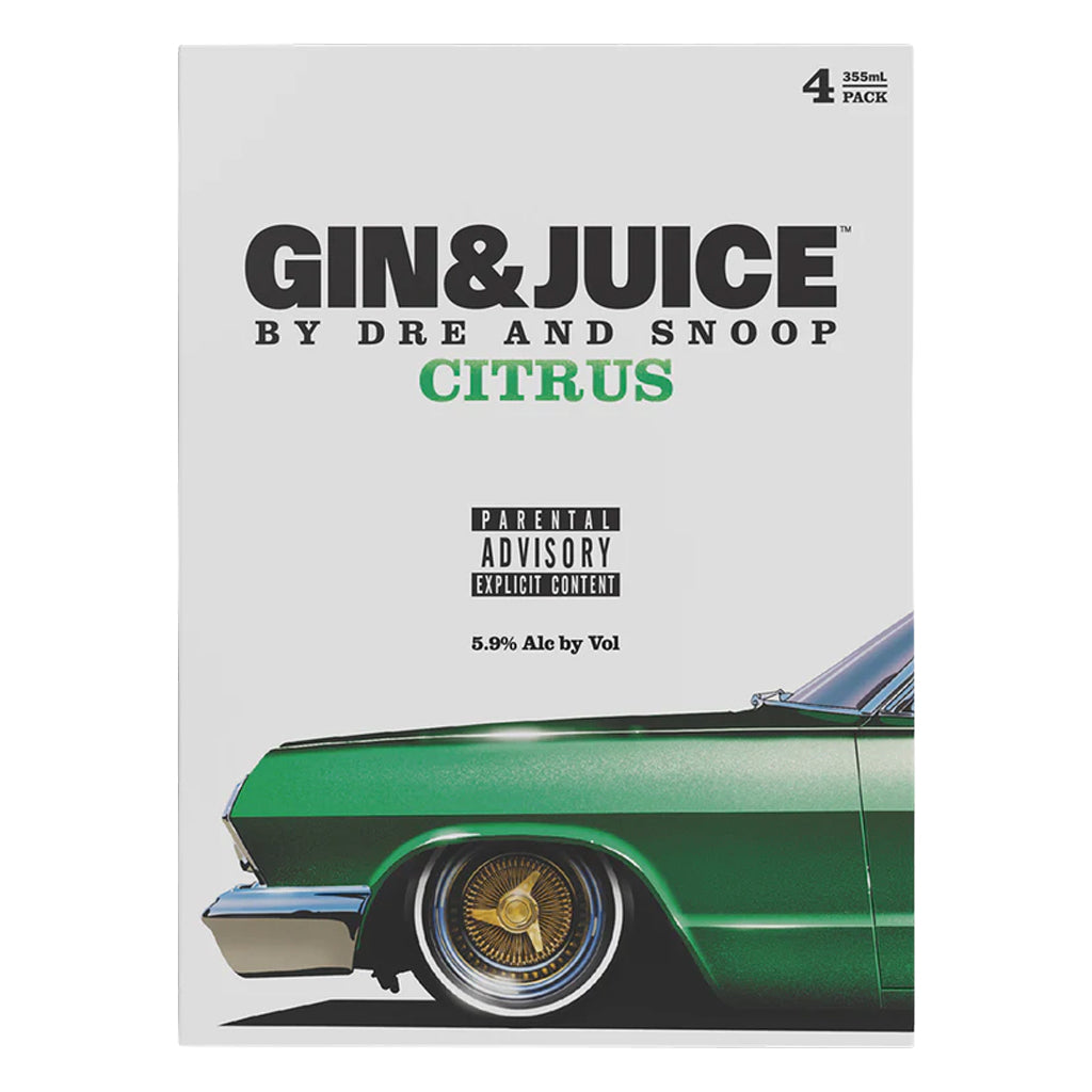 Gin & Juice Citrus by Dre and Snoop 4 Pack (12 oz)