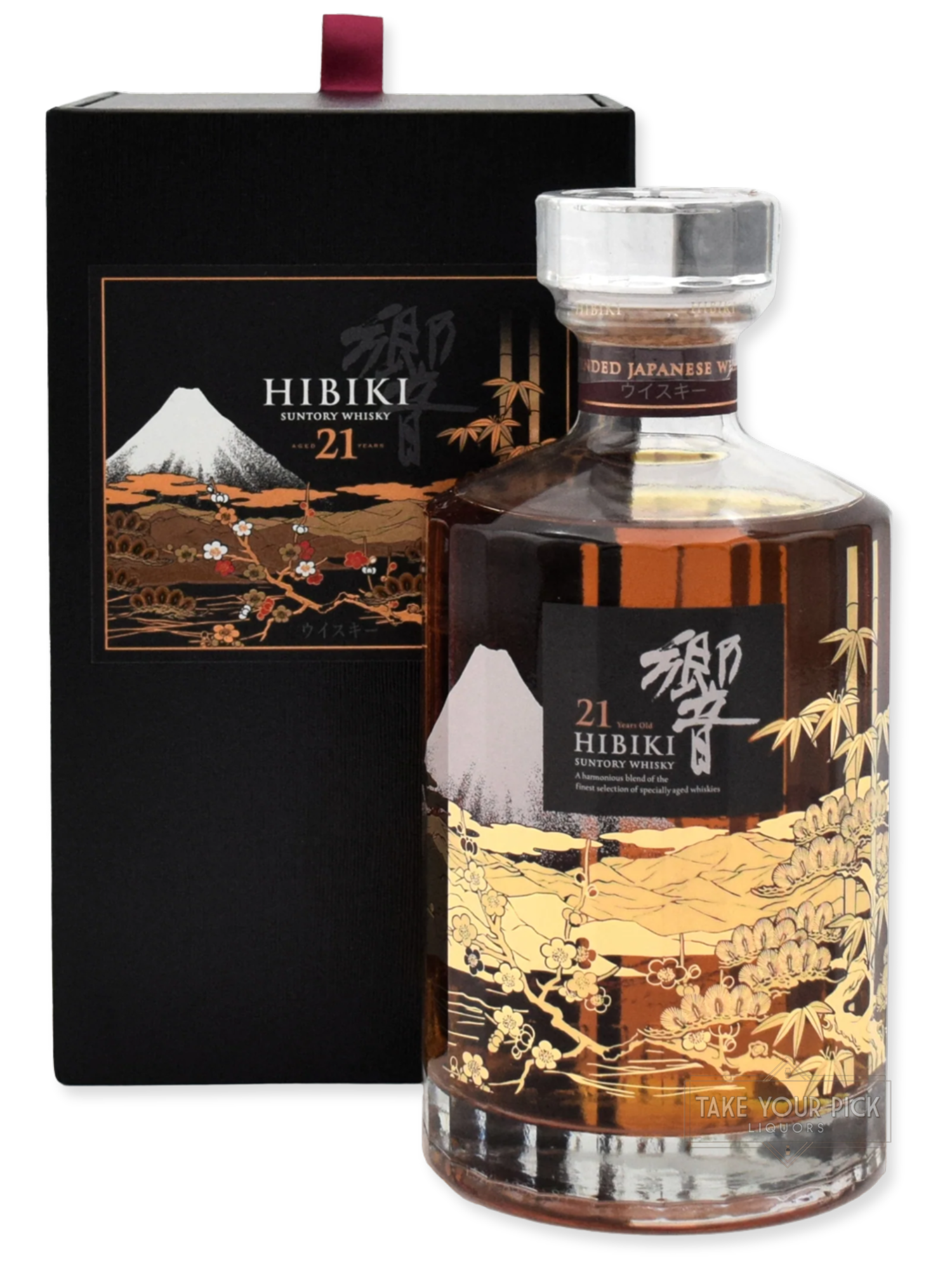 Hibiki 21 Limited Edition Kacho Fugetsu 700ml with box - 86 Proof