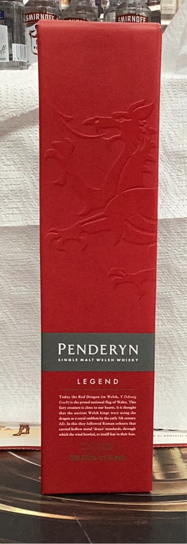 Penderyn Legend Single Malt Welsh Whisky 750ml