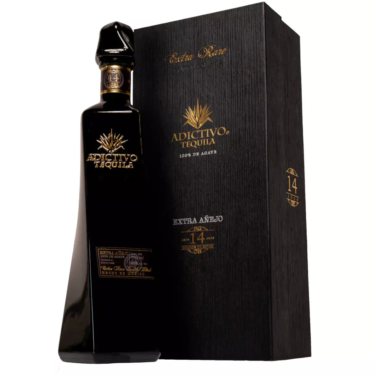 Adictivo 14 Year Kings Edition Double Black Tequila 750ml Bottle