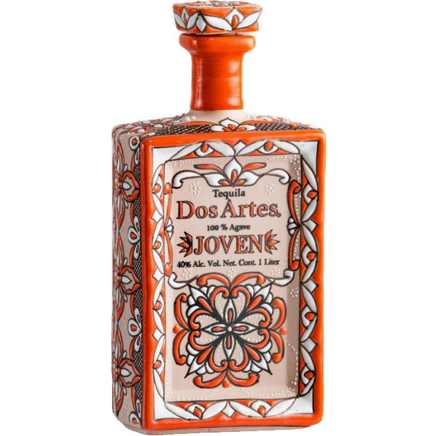 Dos Artes Joven Tequila Hand-Painted 1 Liter Bottle